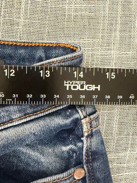 Judy Blue Dad Jeans Distressed Raw Hem High Rise 5/27 - Picture 8 of 11